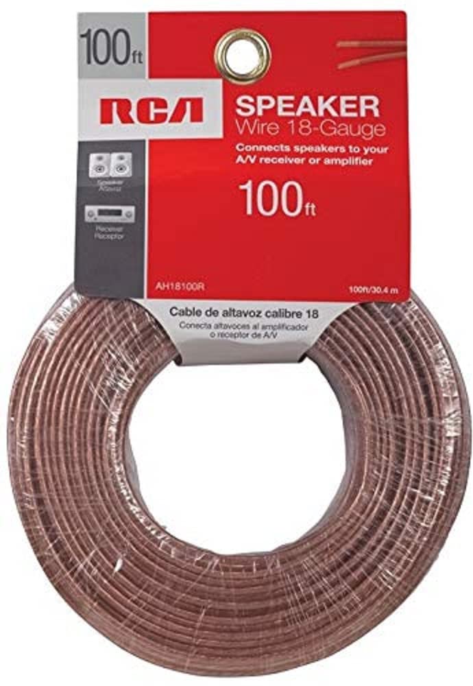 Amazon.com: RCA AH18100N 100 feet 18-Gauge Speaker Wire : Electronics